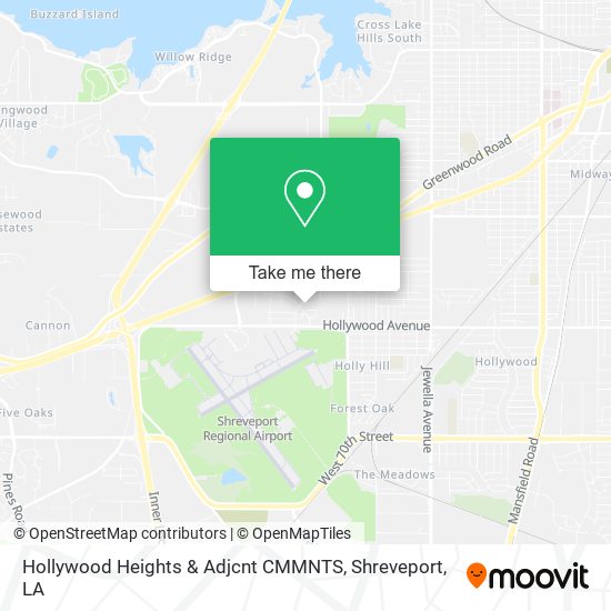 Mapa de Hollywood Heights & Adjcnt CMMNTS