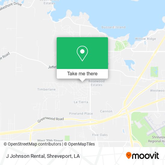 J Johnson Rental map