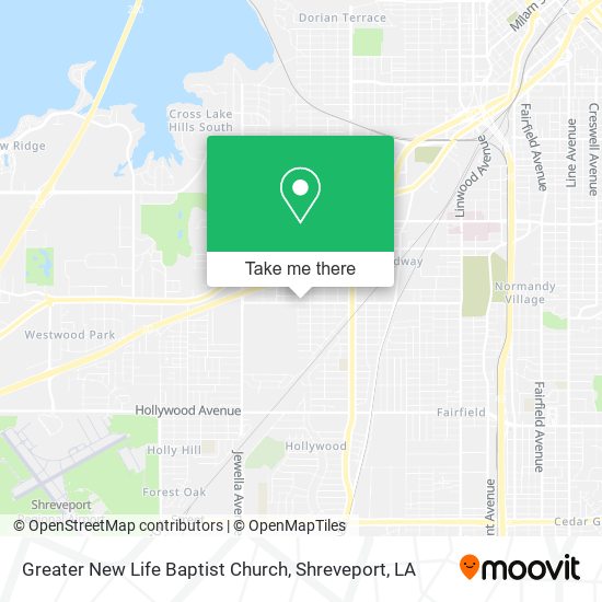 Mapa de Greater New Life Baptist Church