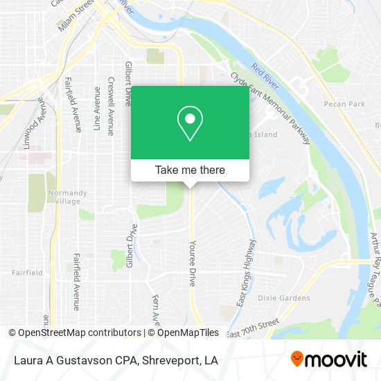 Laura A Gustavson CPA map