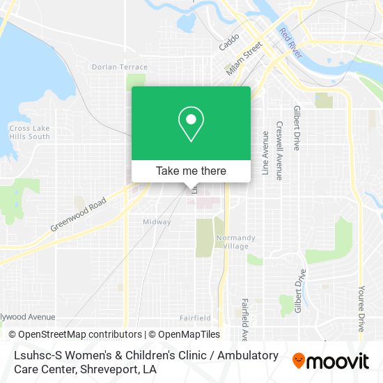 Lsuhsc-S Women's & Children's Clinic / Ambulatory Care Center map