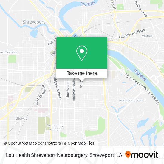 Lsu Health Shreveport Neurosurgery map