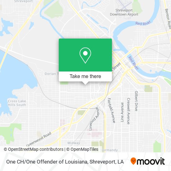 Mapa de One CH / One Offender of Louisiana