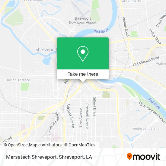 Mersatech Shreveport map