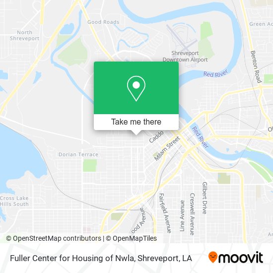 Fuller Center for Housing of Nwla map