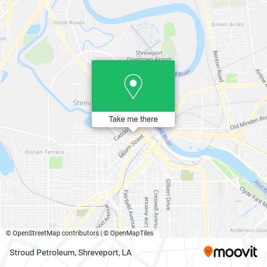 Stroud Petroleum map