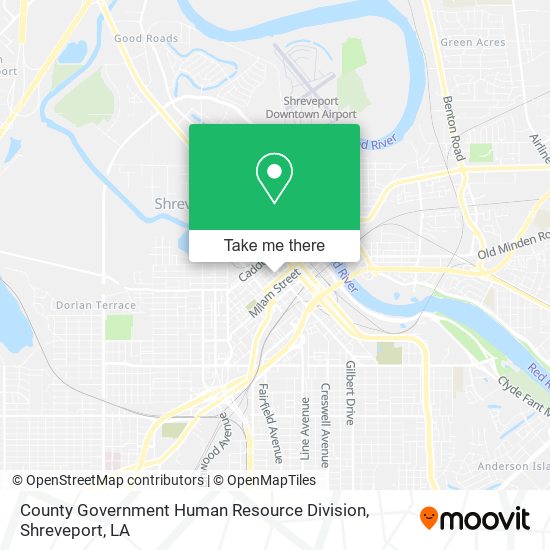 County Government Human Resource Division map