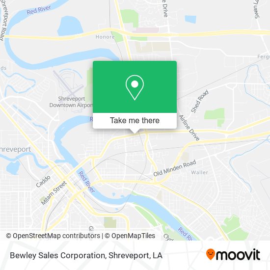 Bewley Sales Corporation map