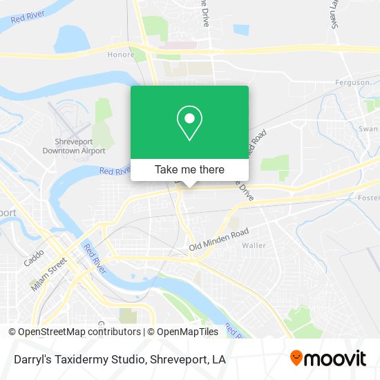Darryl's Taxidermy Studio map