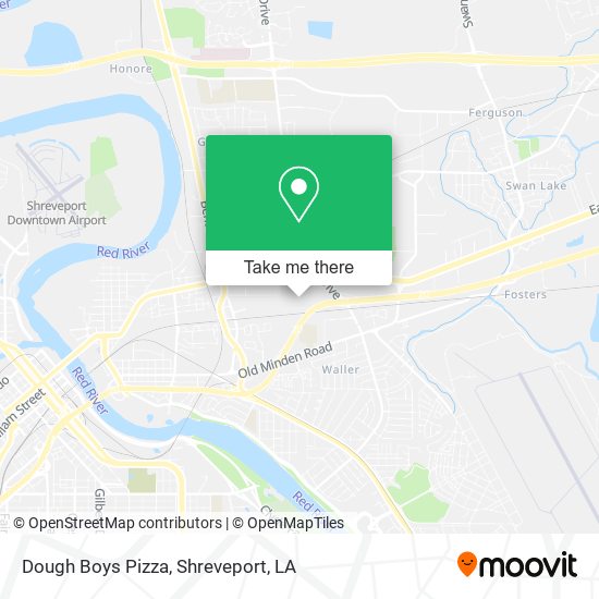 Dough Boys Pizza map