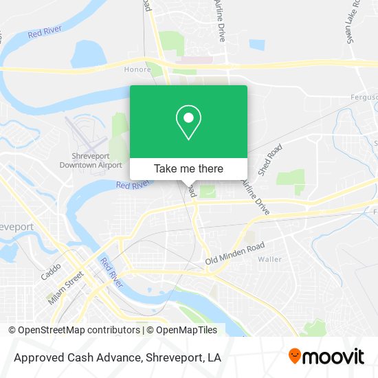 Approved Cash Advance map