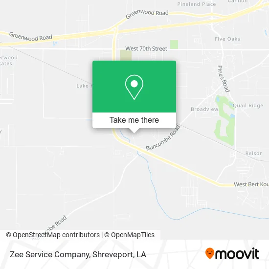 Zee Service Company map