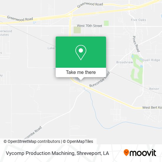 Vycomp Production Machining map