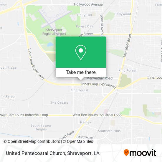 United Pentecostal Church map