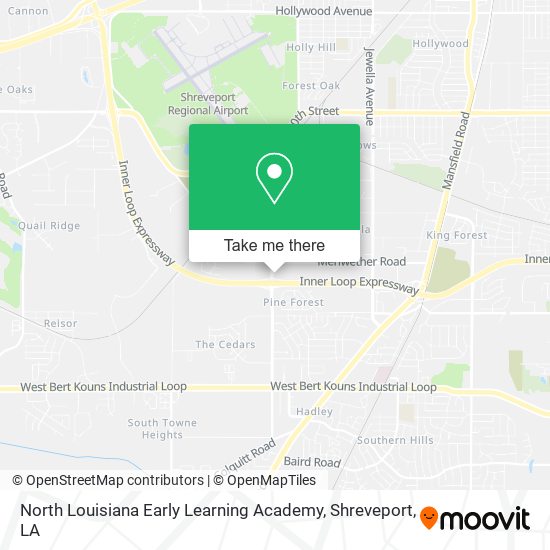 North Louisiana Early Learning Academy map