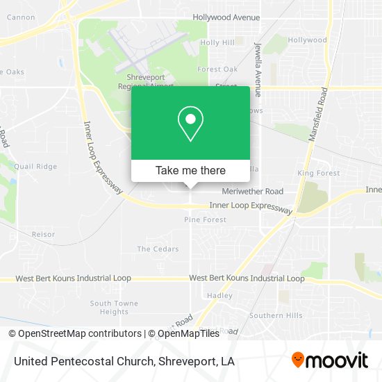 United Pentecostal Church map