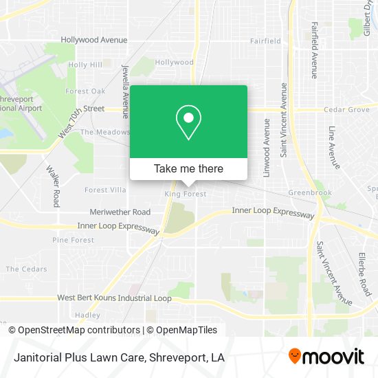 Janitorial Plus Lawn Care map