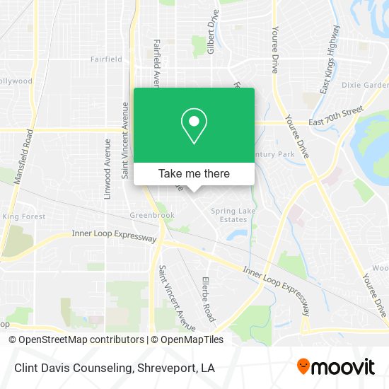 Clint Davis Counseling map