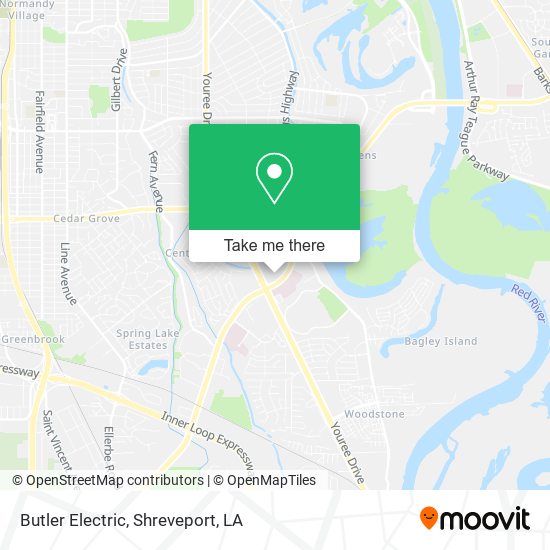 Butler Electric map