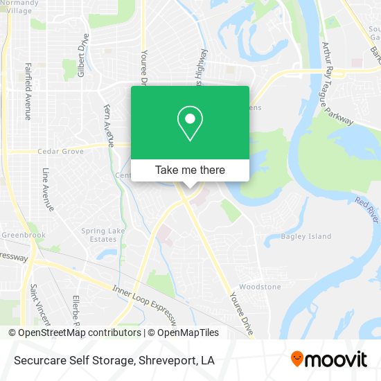 Securcare Self Storage map