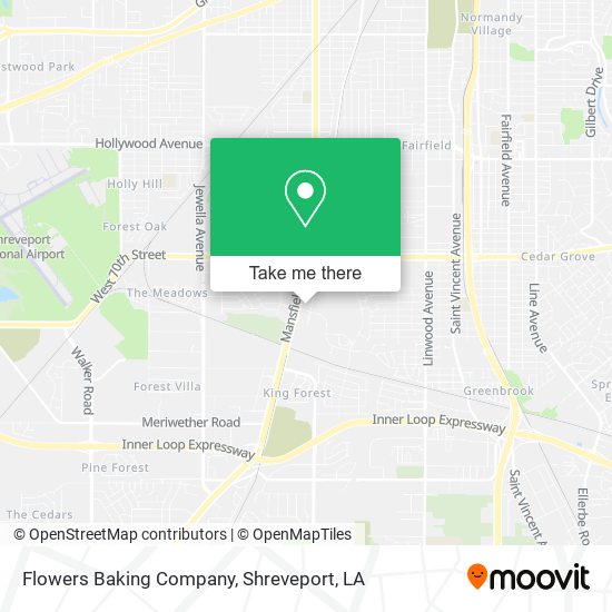 Flowers Baking Company map