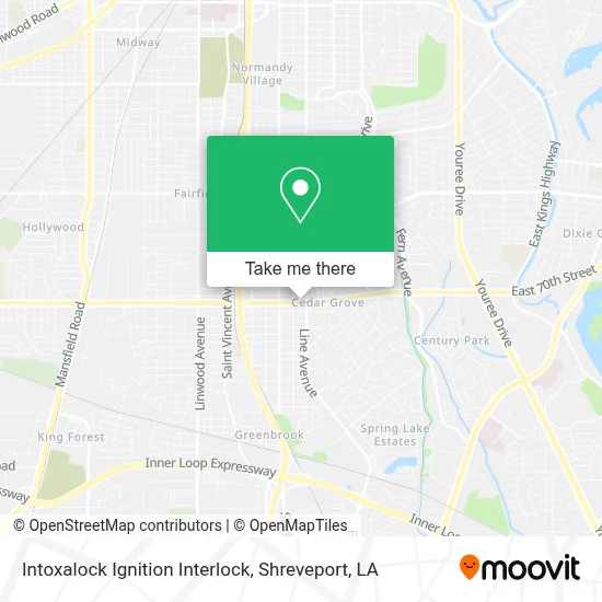 Intoxalock Ignition Interlock map