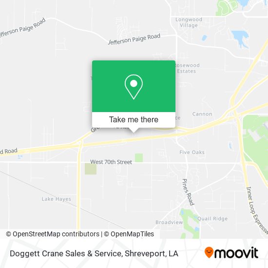 Doggett Crane Sales & Service map
