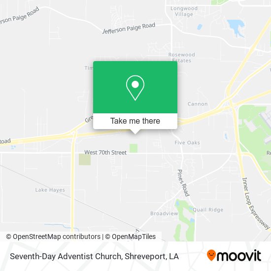 Seventh-Day Adventist Church map