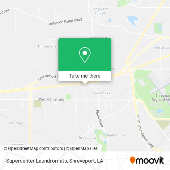 Supercenter Laundromats map