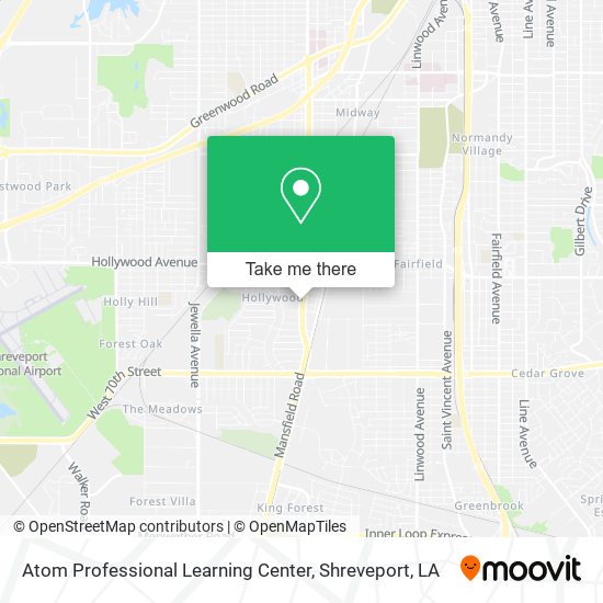 Atom Professional Learning Center map