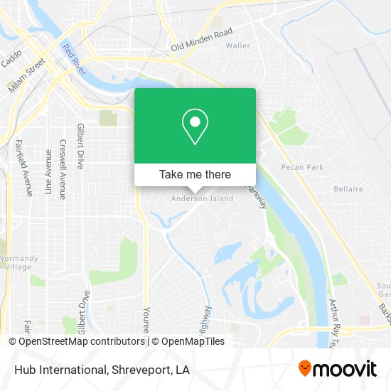Mapa de Hub International