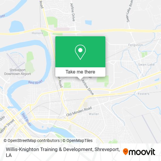 Willis-Knighton Training & Development map