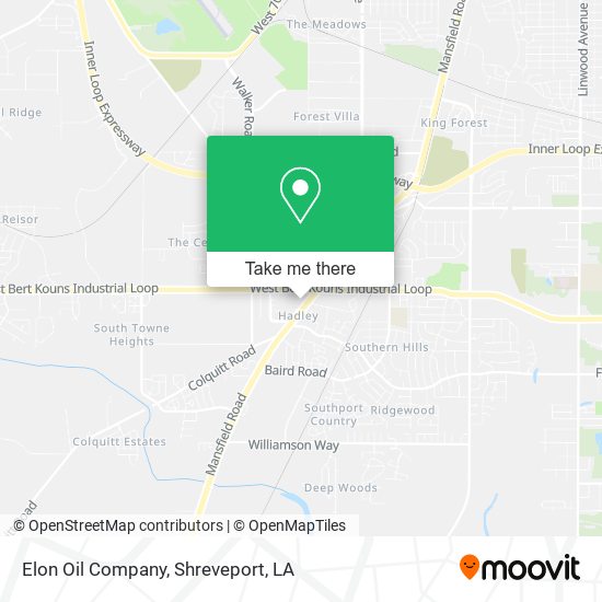 Elon Oil Company map