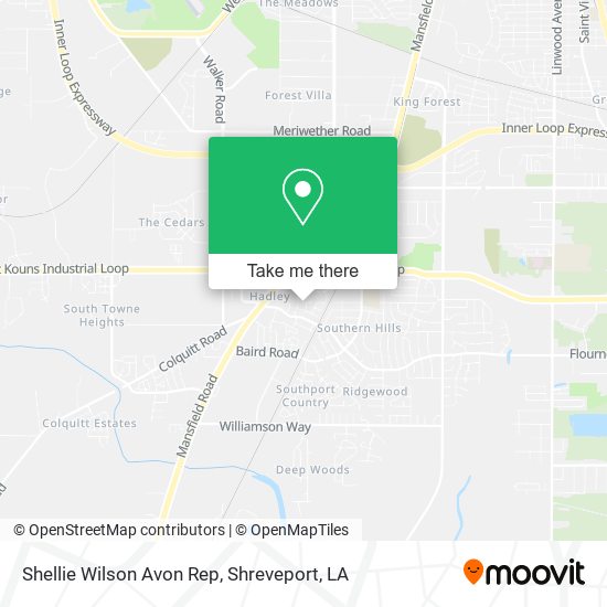 Shellie Wilson Avon Rep map