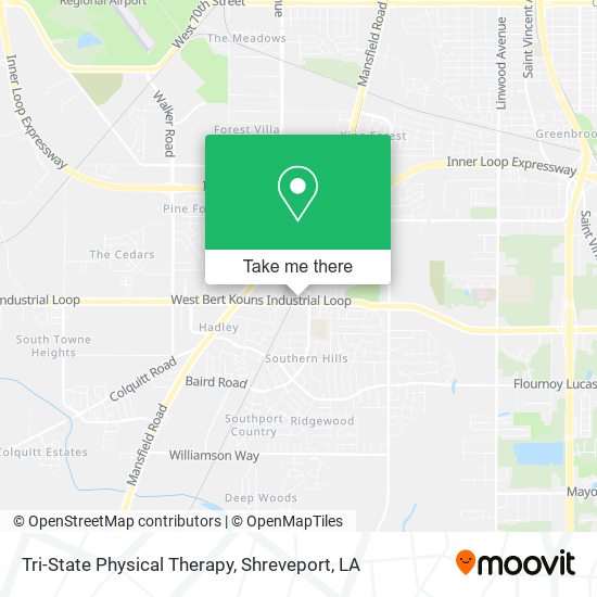 Tri-State Physical Therapy map