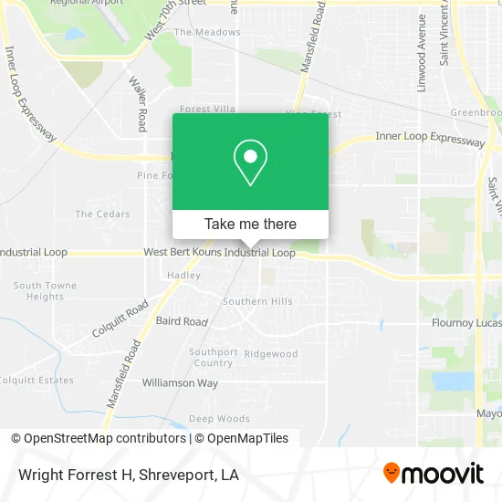 Wright Forrest H map