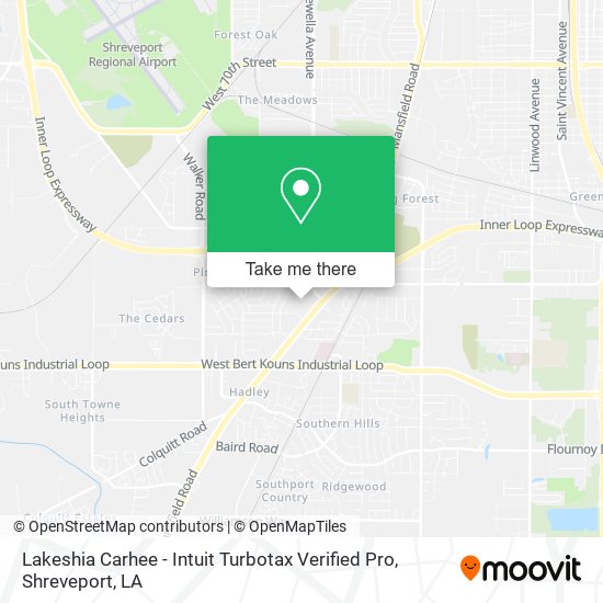 Mapa de Lakeshia Carhee - Intuit Turbotax Verified Pro