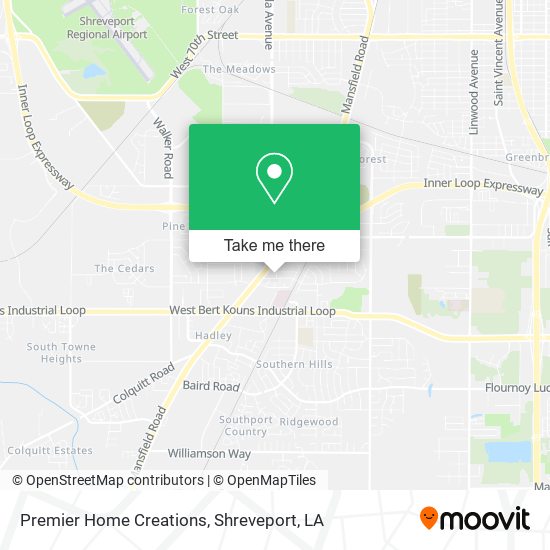 Premier Home Creations map