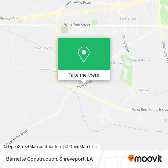 Barnette Construction map