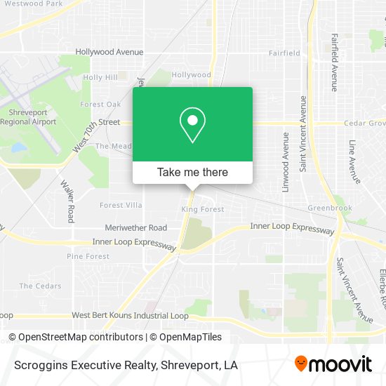 Scroggins Executive Realty map