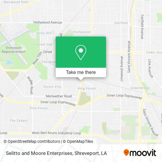 Selitto and Moore Enterprises map