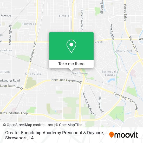 Mapa de Greater Friendship Academy Preschool & Daycare