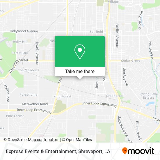 Express Events & Entertainment map