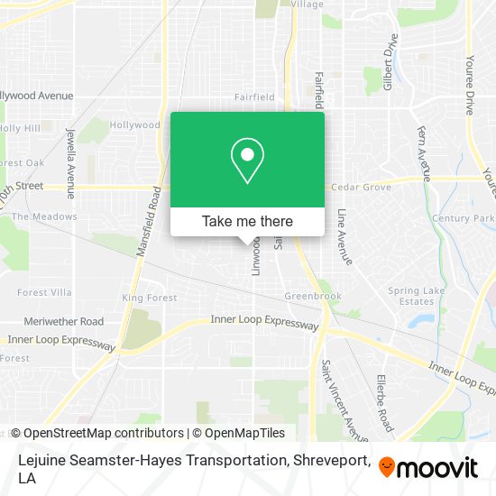 Lejuine Seamster-Hayes Transportation map