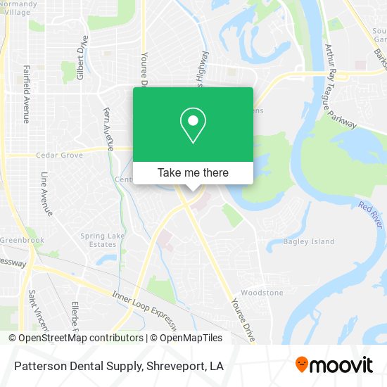 Patterson Dental Supply map