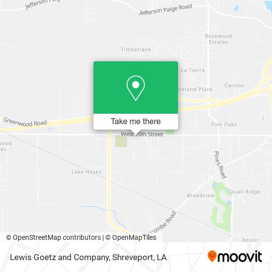 Lewis Goetz and Company map