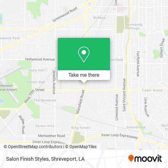 Mapa de Salon Finish Styles