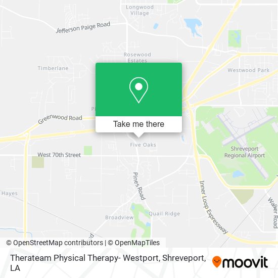 Therateam Physical Therapy- Westport map