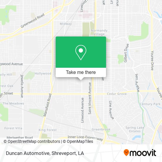 Duncan Automotive map