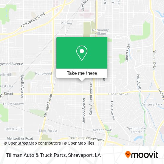 Tillman Auto & Truck Parts map